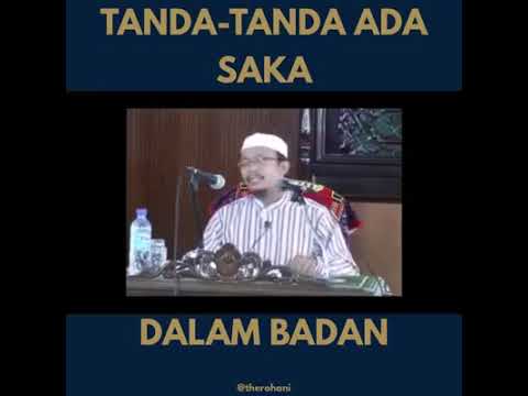 Ustaz kazim alias tanda ada saka dalam badan ..... sila subcribe ya